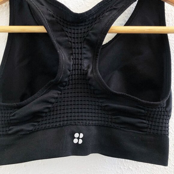 SWEATY BETTY Stamina Longline Sports Bra Medium Size in Black - Picture 4 of 7